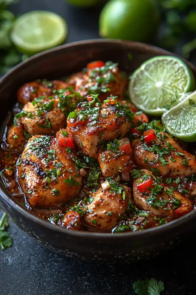 Jerk chicken Gordon Ramsay recipe marinade preparation with fresh spices.