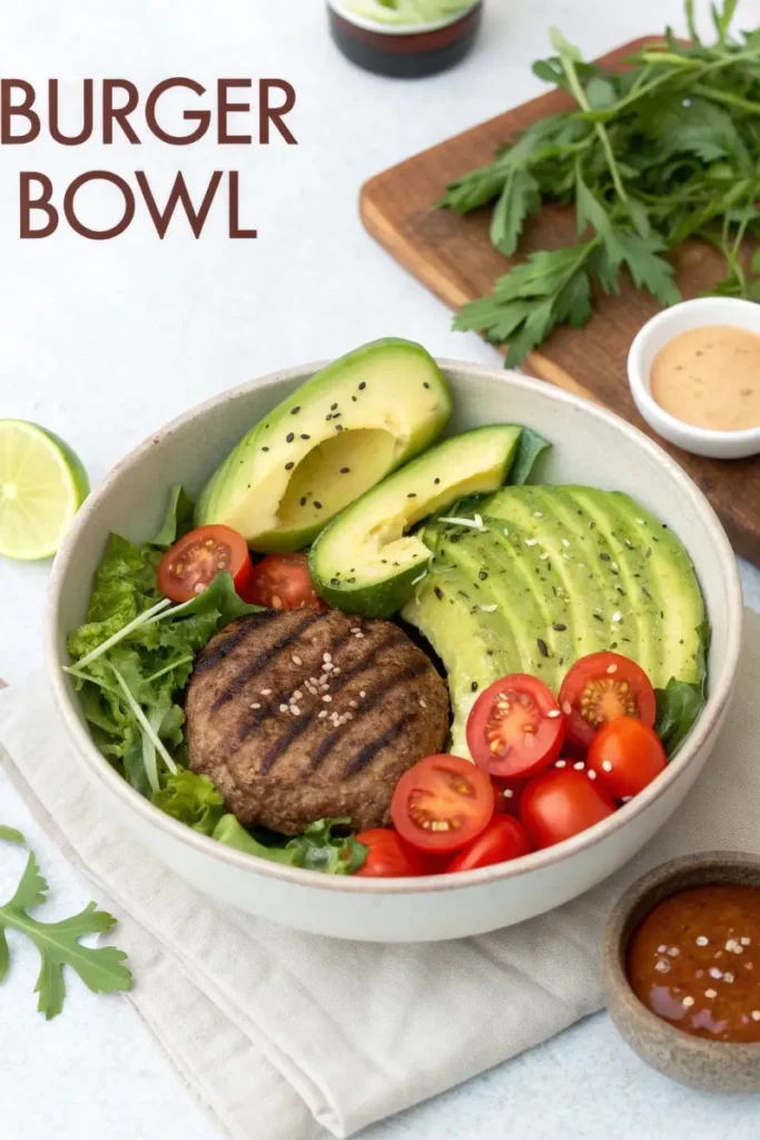 burger bowl recipe