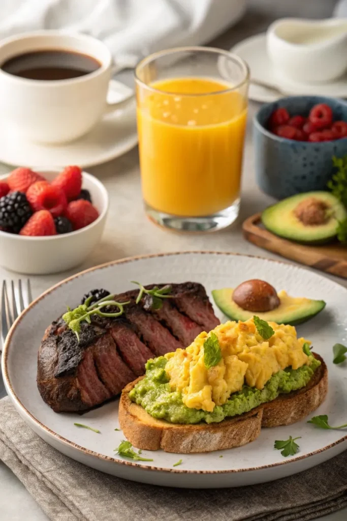 The perfect Wagyu breakfast pairing for a balanced meal.