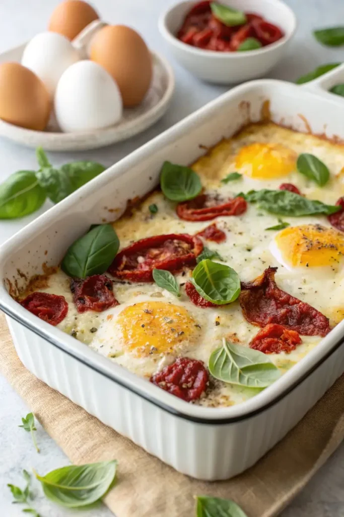 Italian Keto Cottage Cheese Egg Bake