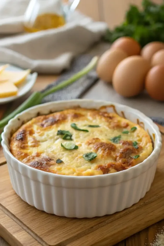 cottage cheese egg bake keto​