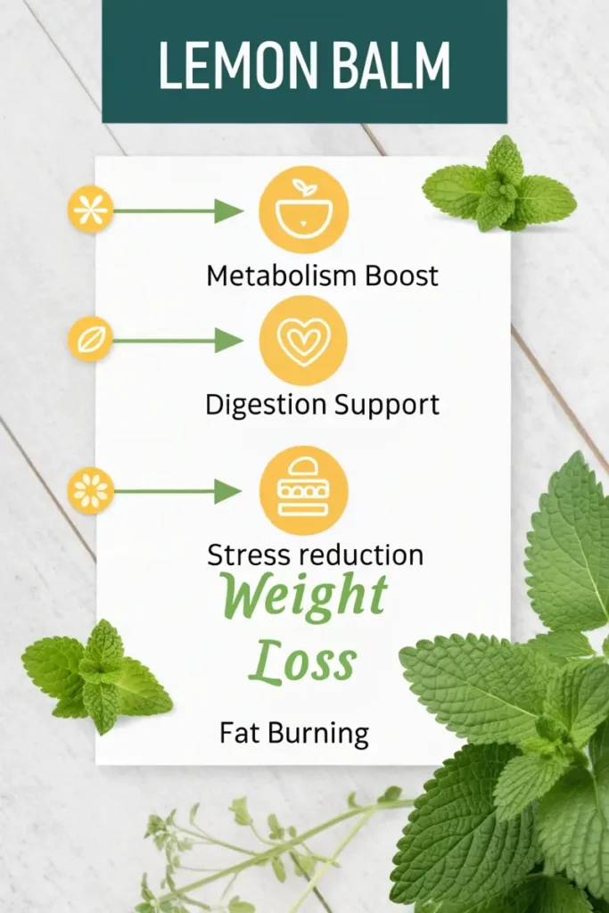 Health benefits of lemon balm drink for weight loss