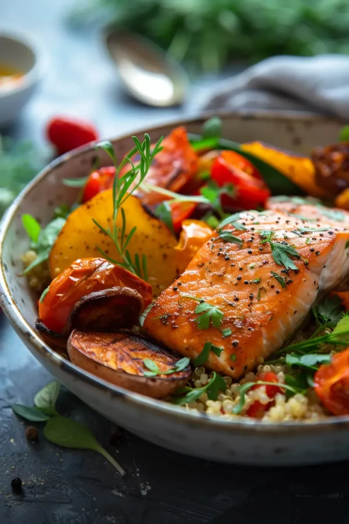 Salmon and Quinoa Bowl – Arthritis Recipe for Omega-3s