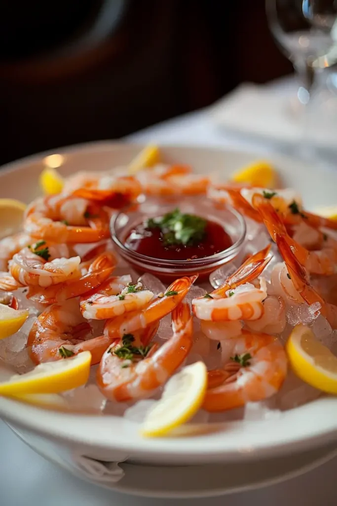 What goes well with lobster tail – shrimp cocktail appetizer